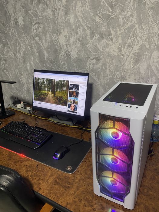 Игровой компьютер i7 6700 16ГБ ОЗУ SSD m2 256ГБ HDD 2ТБ RX580/8ГБ