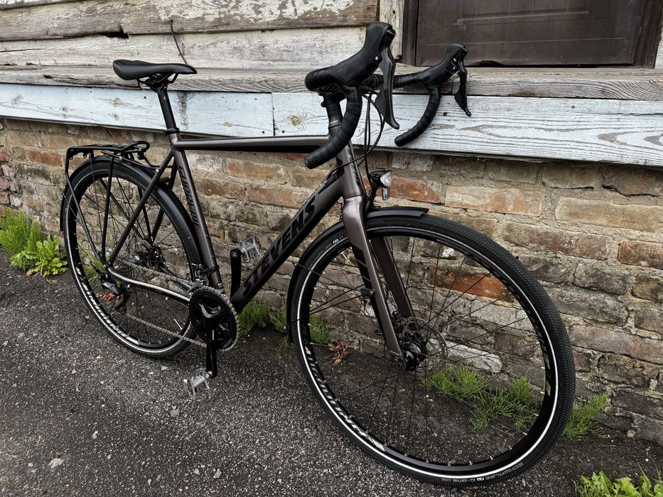 Велосипед гравел Stevens на shimano 105 на осях!!!