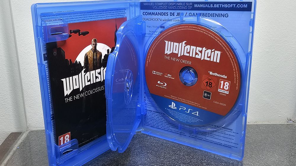 Pack 2X Wolfenstein The New Order The Old Blood PS4 PlayStation 4