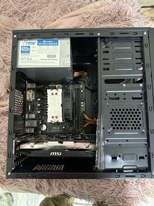 Бюджетний пк амд а10 5800+ 750ті.