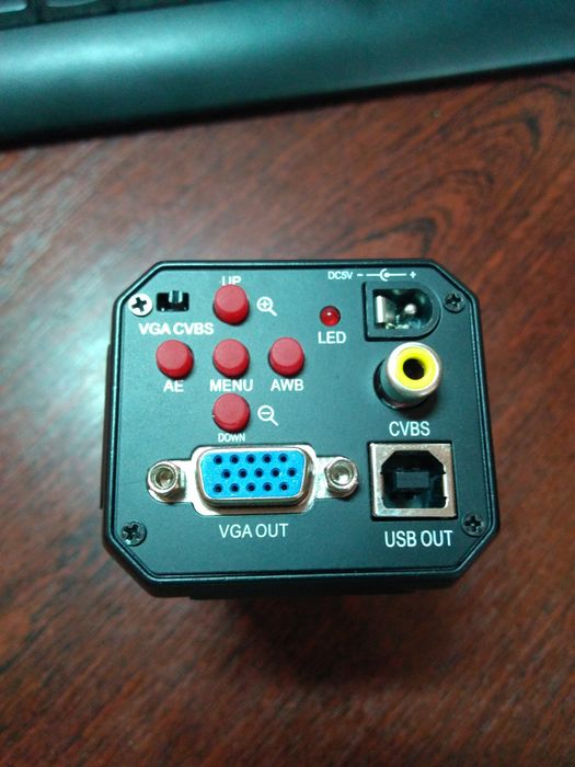 AmScope CCD-MT CCD Microscope Video Camera for Digital TV (LCD) or PC