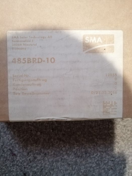Продам інтерфейс зв'язку для інвертора sma 485BRD-10