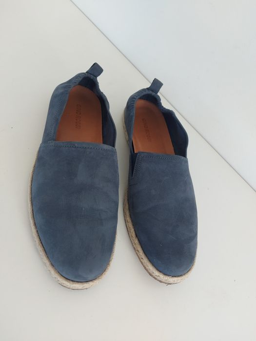 Buty męskie skórzane espadryle Gino Rossi w rozmiarze 42