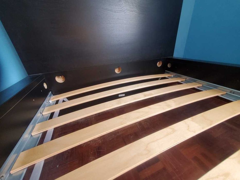 Cama de Solteiro IKEA MALM + Estrado + 2 Gavetas (Redução de preço)