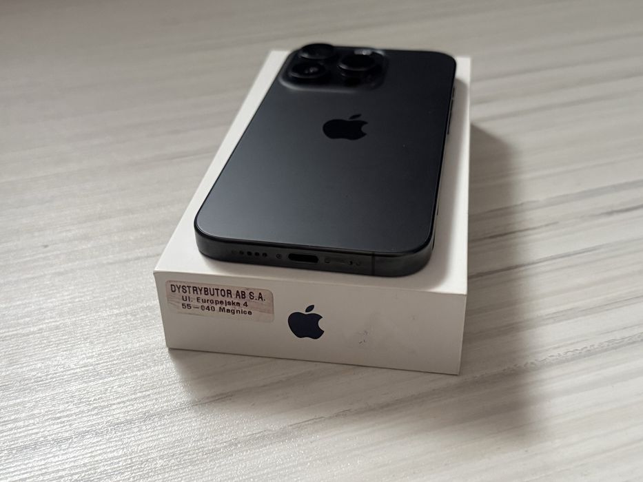 iPhone 15 Pro / DOWÓD ZAKUPU! / ŚWIETNY STAN! / Pełny Zestaw!