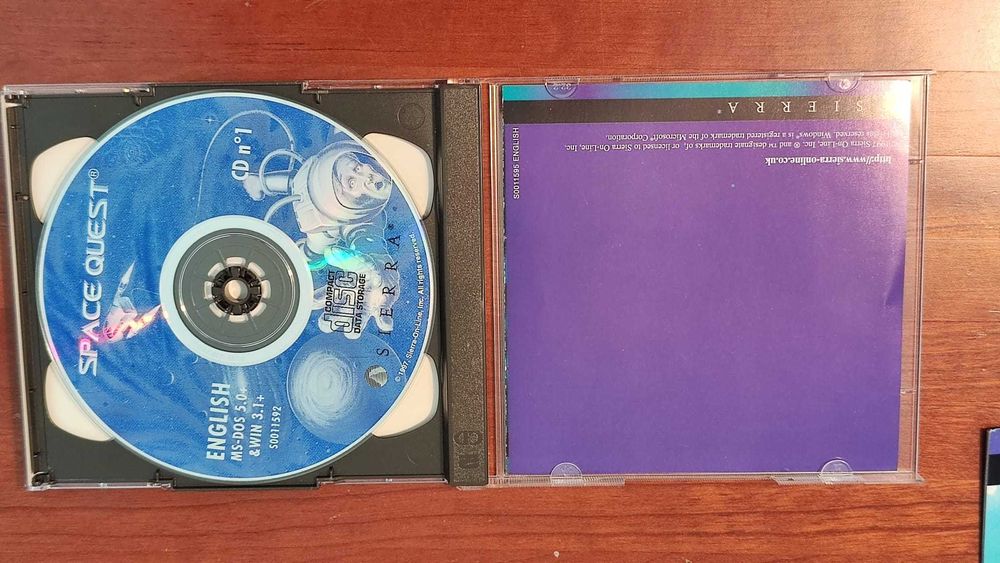 *Novo preço* Jogo PC Space Quest Collection Series 6 Full Games Big Bo