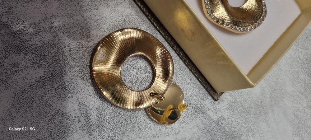 Kolczyki złote duże