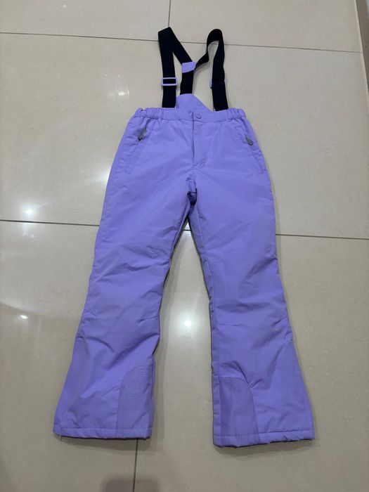 zimowe spodnie, ocieplacz dziewczęce z kurtka komplet