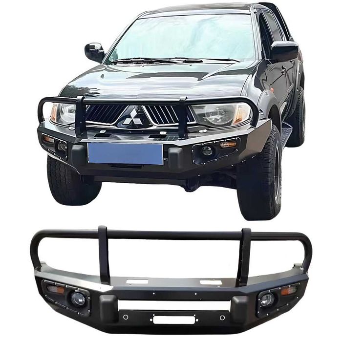 Бампер силовой на Mitsubishi L200 2006-2014 силовий бампер посилений мітсубісі л200