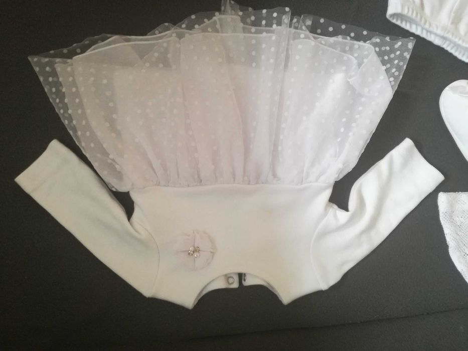 Sukienka, komplet, Bluza, CHRZEST, rozm.74.