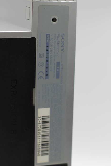 PS2 Fat Satin Silver  Model SCPH-50003Oryginalna Plomba Nowy Pad