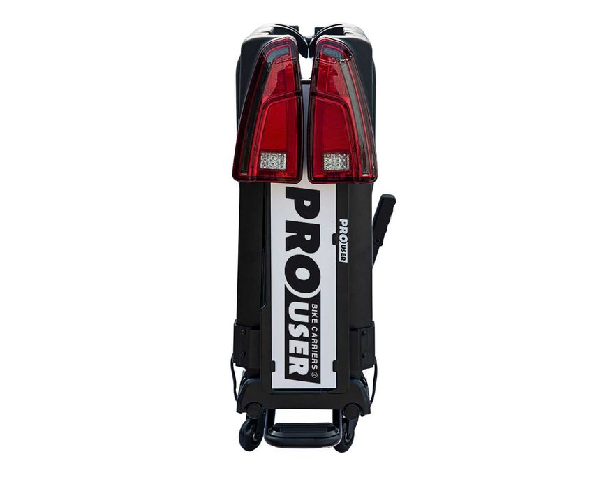 Bagażnik platforma na 3 rowery PROUSER Diamant FG3 BLACK LED na hak