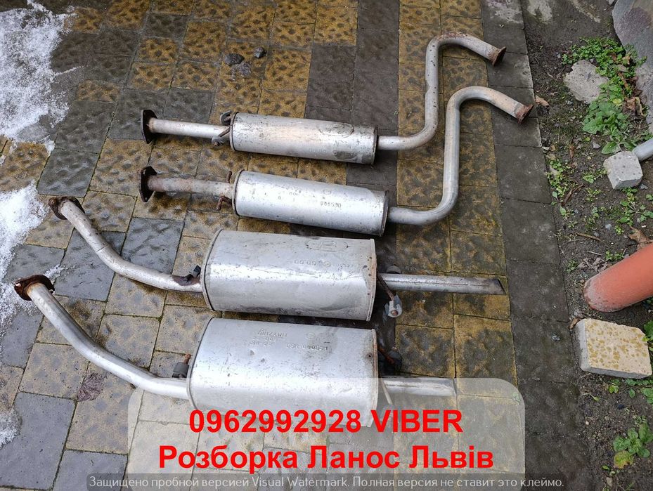 Глушник Глушак Резонатор Lanos Sens Польський оцинкований