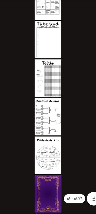 Reading journal/ Diário de leitura