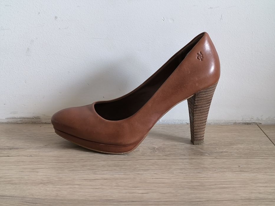 Жіночі коричневі повсякденні туфлі Marco Polo 36 Взуття Mark o'Polo