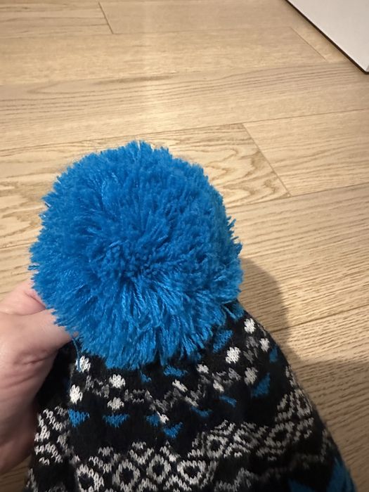 H&M ocieplana czapka na polarze 122