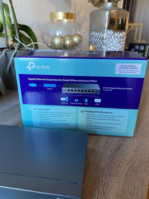 Switch TP-Link TL-SG108 8 portas