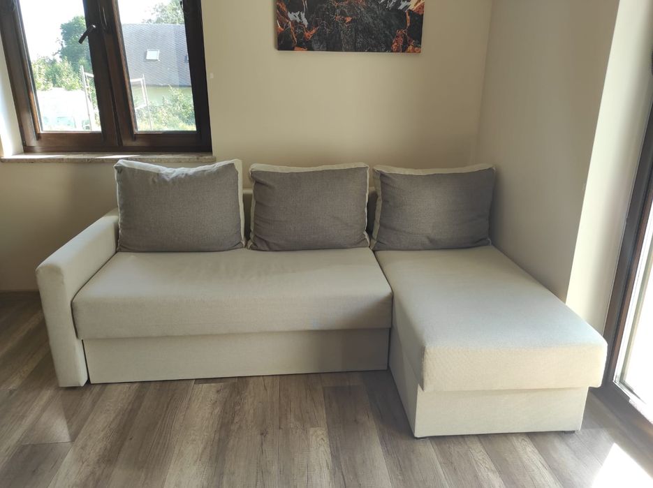 Narożnik rozkładany z funkcją spania