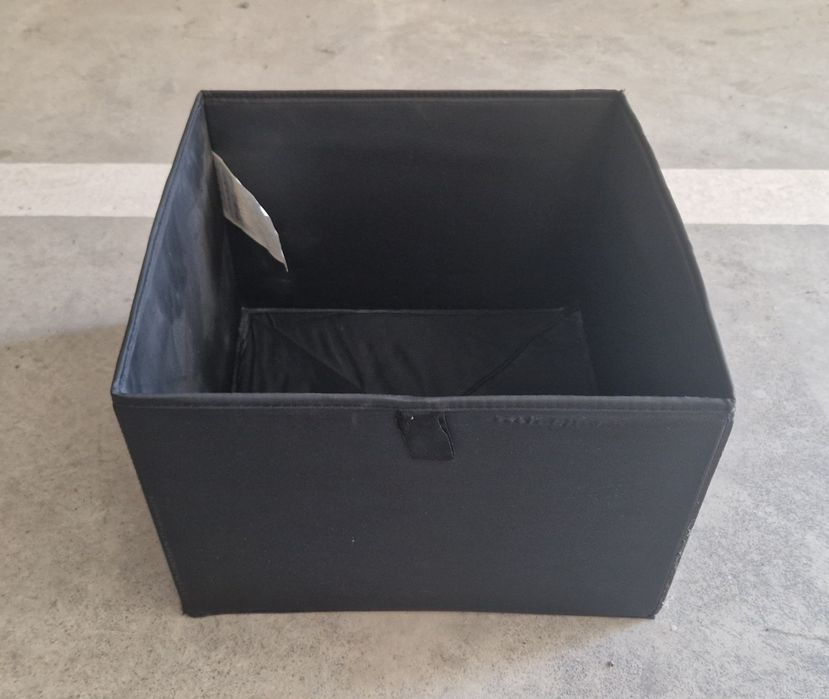 Caixa de arrumação Ikea Skubb 16635 preta