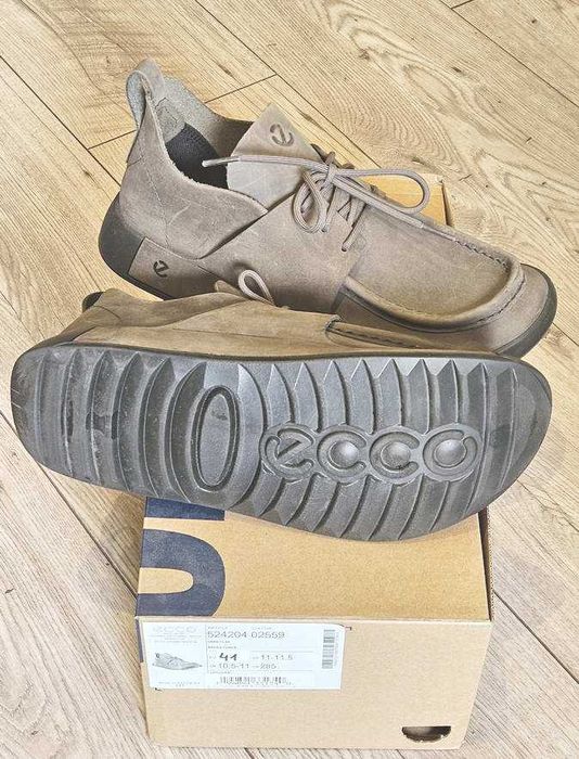 Męskie mokasyny Ecco Cozmo Shoe M Dark Clay