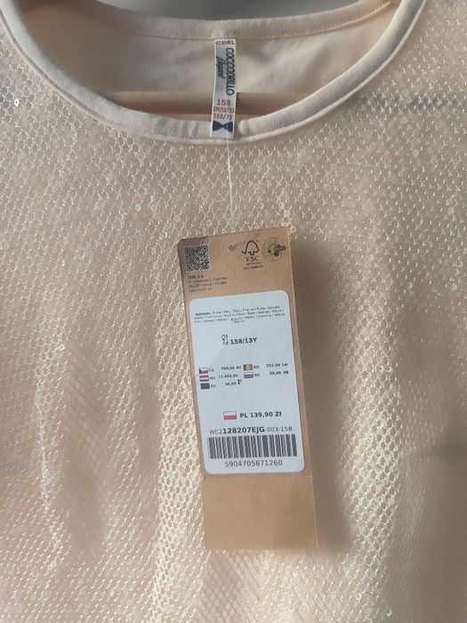 Nowa sukienka Cocodrillo 158 wesele komunia