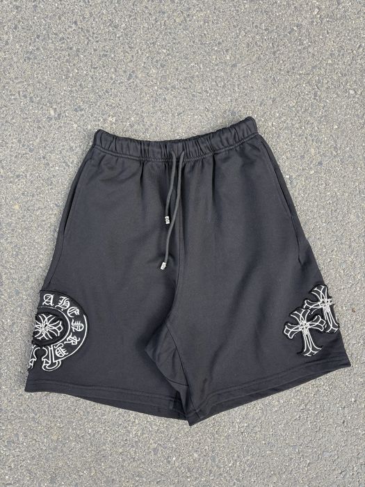 Chrome Hearts Shorts (Black - White) (krótkie spodenki)