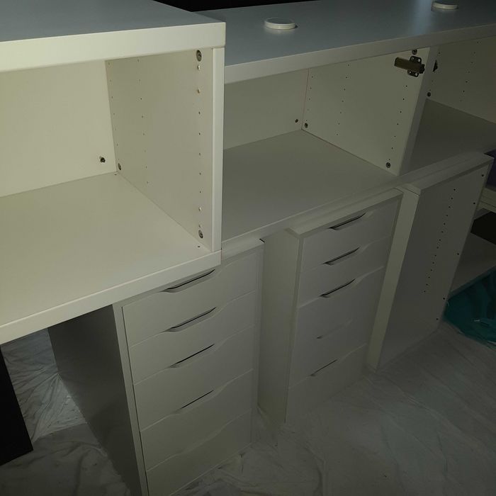 Secretária completa/Armários IKEA BESTÅ-4 módulos