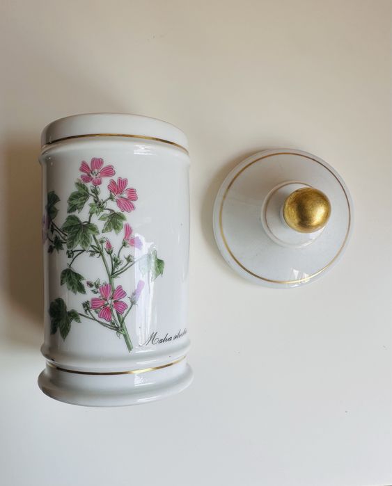 Pojemnik Suisse Langenthal Botanica, porcelana