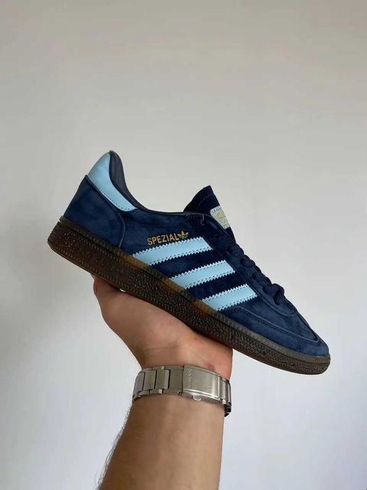 (БЕЗ ПЕРЕДОПЛАТИ) Adidas Spezial Blue адідас спешл сині з блакитним