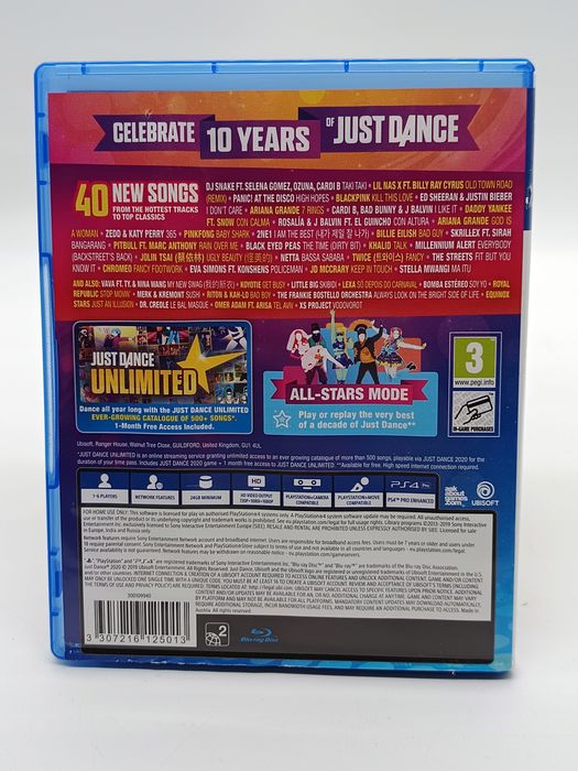just dance 2020 playstation 4 (ps4) pudełkowa