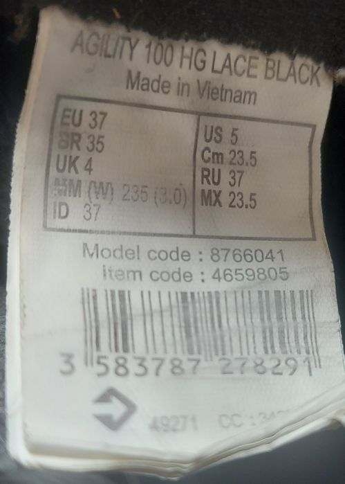 Buty do piłki nożnej Kipsta 100 Easy Turf TF sznurowane