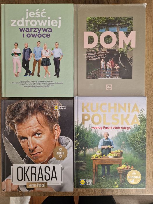 Oddam 6 książek kucharskich