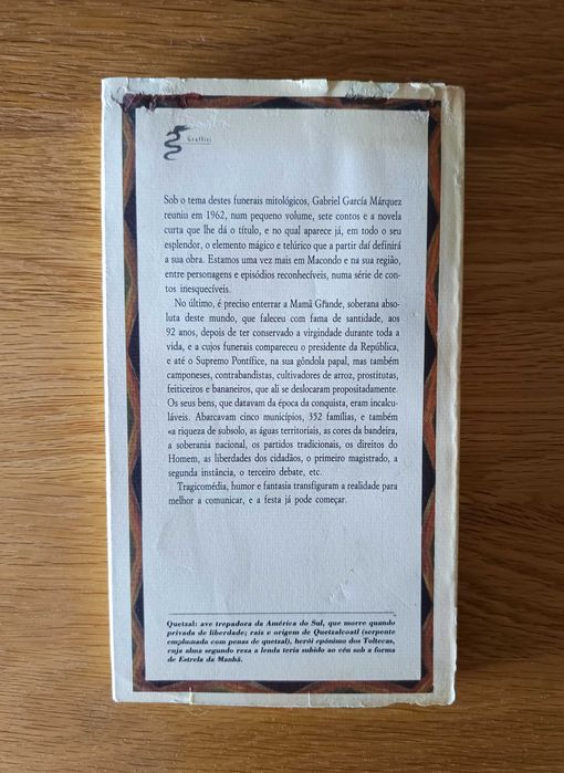 Os Funerais da Mamã Grande - Gabriel Garcia Márquez