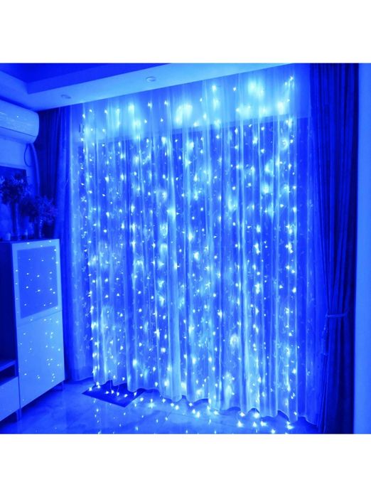 Гірлянда роса led штора 3×3м usb
