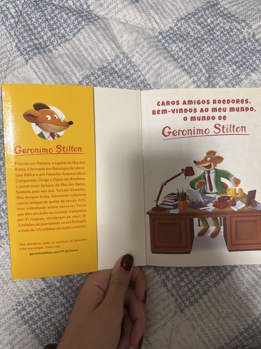 O manuscrito misterioso, geronimo stilton (1 livro)