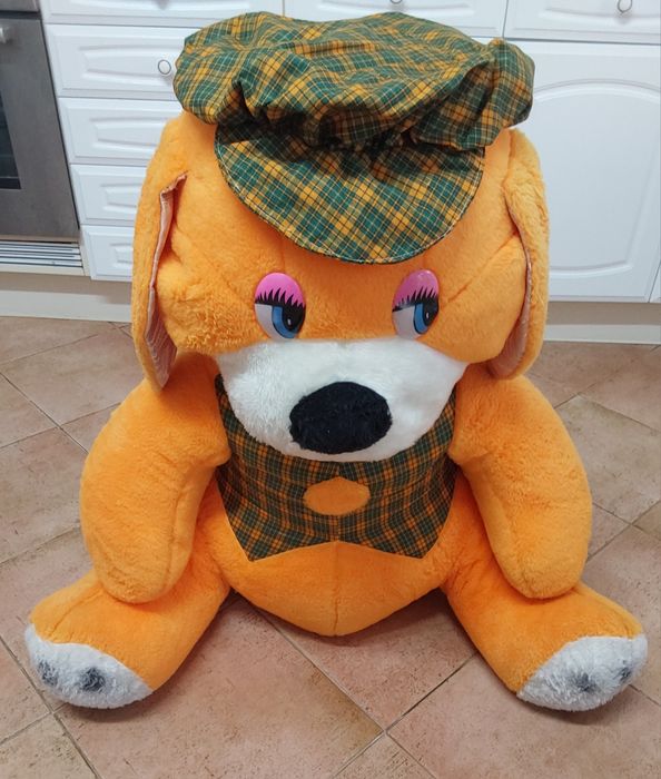 CÃO PELUCHE BONITO,GRANDE.Casa,Eventos,Quarto,Sala,Festas Aniversário.