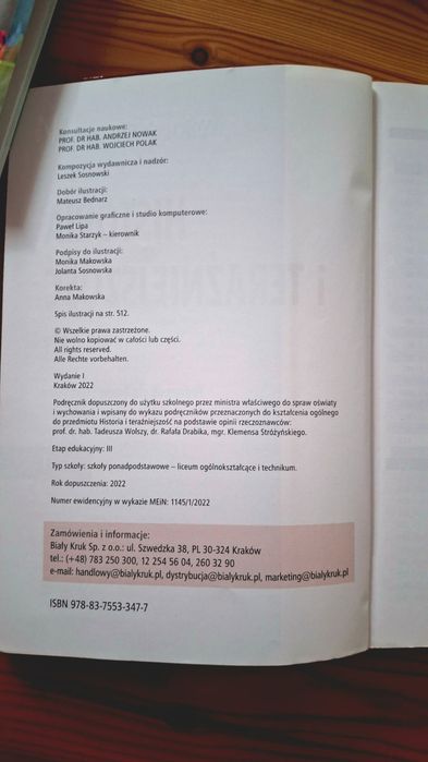 Historia i teraźniejszość 1 Biały kruk