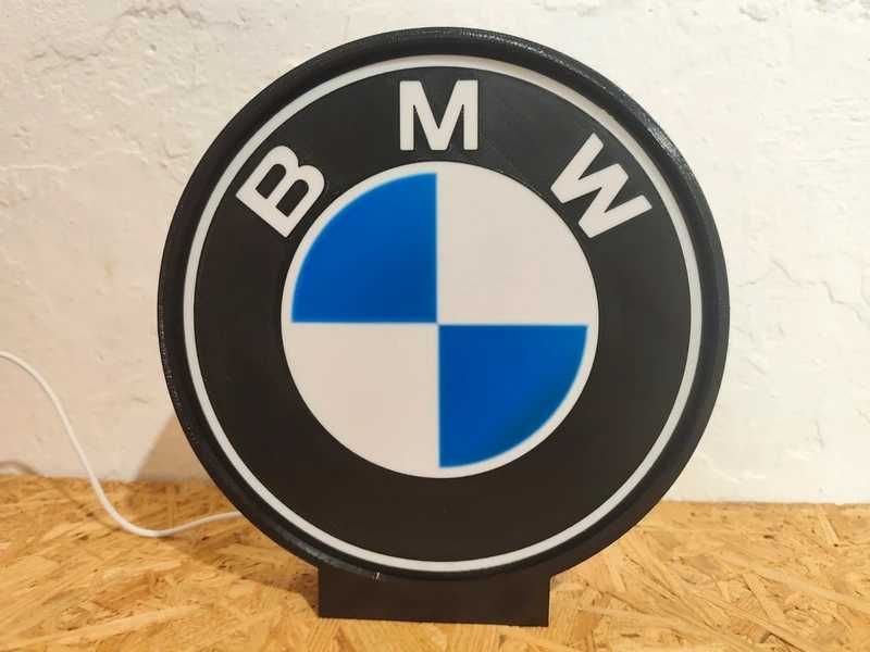 Lightbox luminaria decorativa BMW