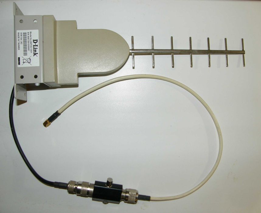 Wi-Fi Антенна D-Link ANT24-1201 направленная, внутр/внеш + грозозащита