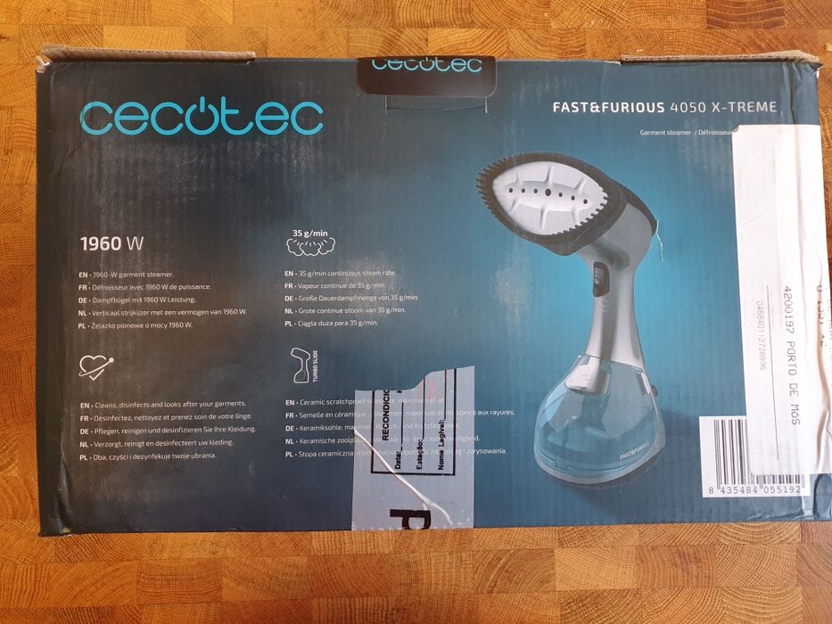 Escova de engomar vertical Cecotec – Nova e selada