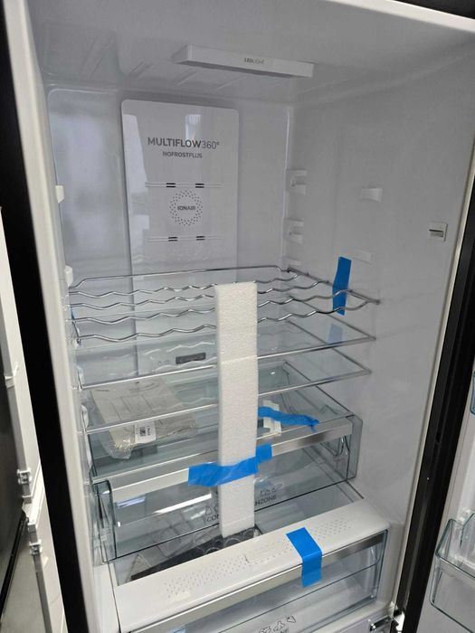 OUTLET nowa Lodówka Gorenje NRK619EABXL4 185 cm Czarna gwar 2 lata C6