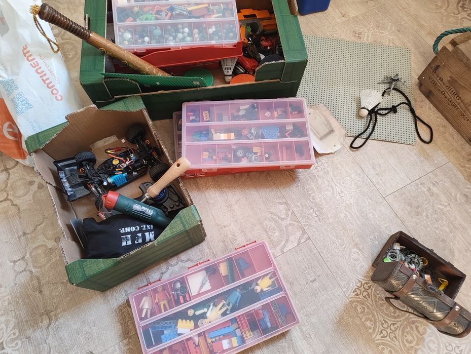 Brinquedos antigos Legos nurfs Playmobil