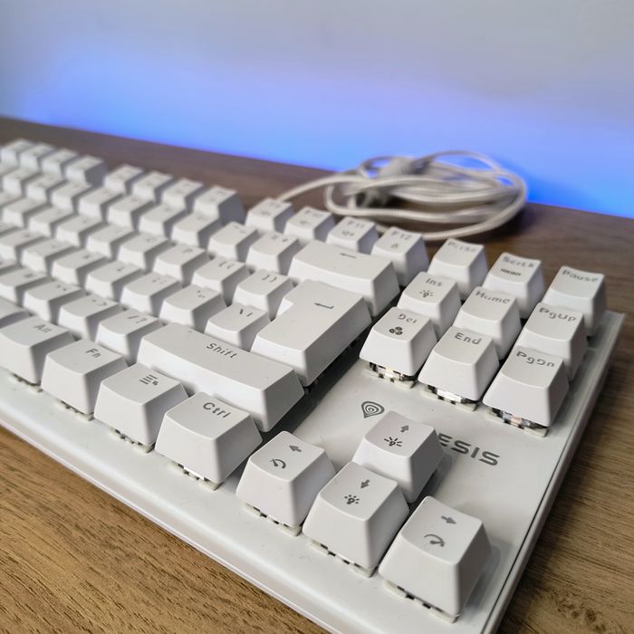 Klawiatura Genesis THOR 303 TKL biała