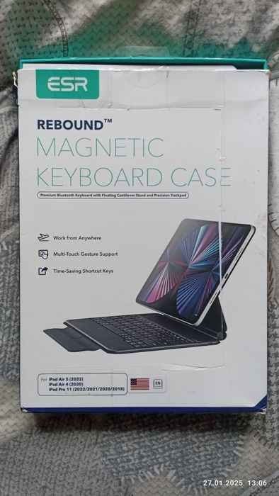 ESR iPad Keyboard Case for iPad Pro 11 inch (1st, 2nd, 3rd, 4th Genera