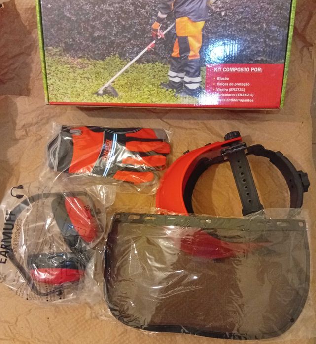 Kit Proteção motoroçadora 5 em 1, calças casaco, Tork