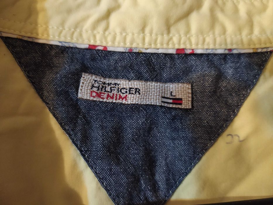 Koszulka damska żółta rozmiar L tommy hilfiger stan dobry