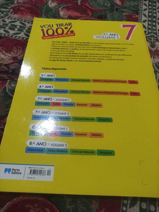 Vou tirar 100% cadernos de revisão 7 ano