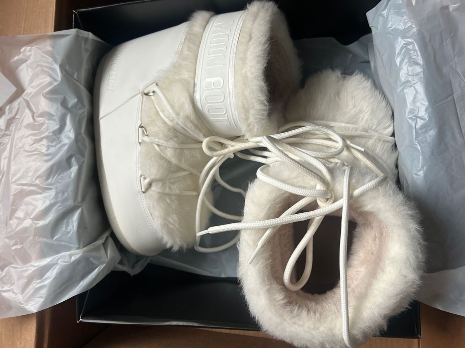 Moon boot faux fur