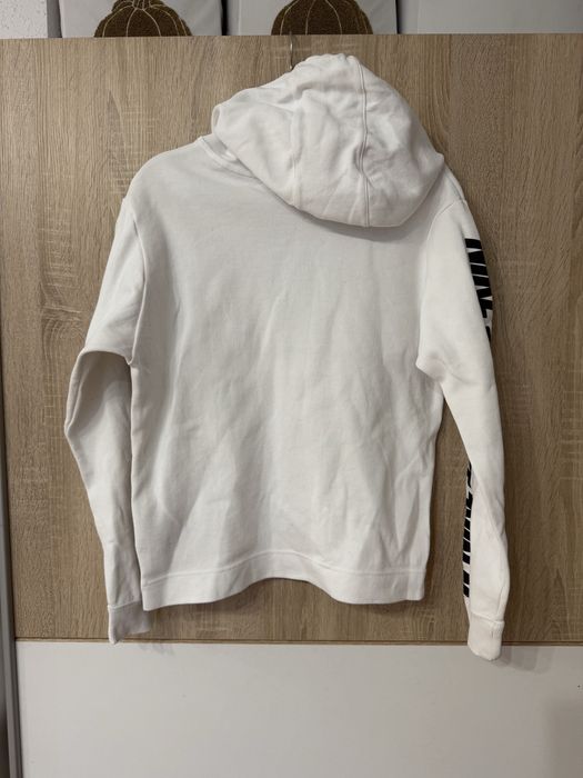 Bluza Nike XS biała hoodie logowana viral hit