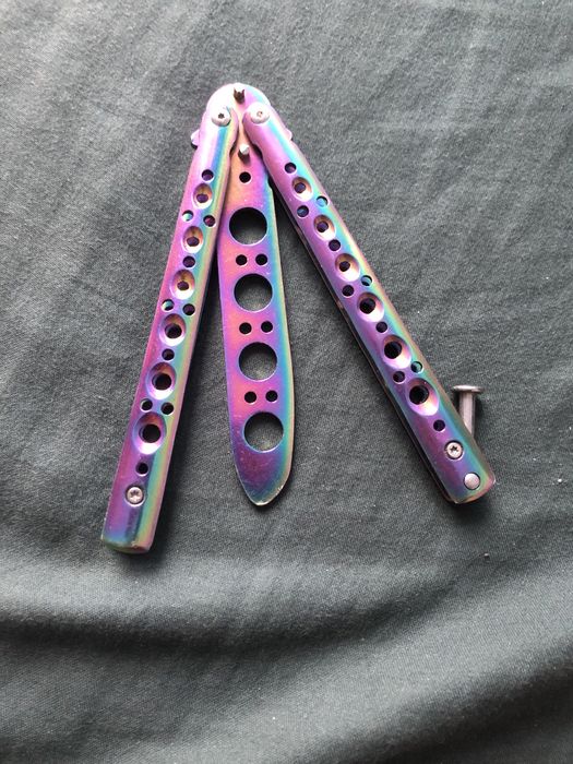 Trenningowy nóż motylkowy rainbow